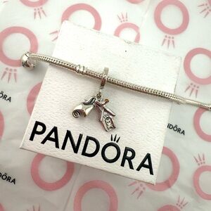 NWOT Disney Nightmare Before Christmas Jack Dog Zero Dangle Charm Silver 925